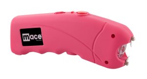 Mace Ergo Stun Gun 2,400,000V Pink with Holder and LED Light