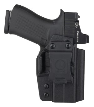 1791 Gunleather TACIWBG43XMOSBLKL Kydex IWB Holster Black