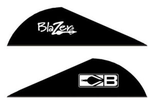 Bohning Blazer Vanes 2 in Black 36 Pack Model 10831BK2 6 Grains