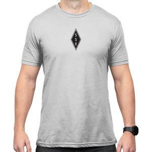 Magpul MAG1280-041-XL Stone Gray Heather Cotton/Poly Short Sleeve XL