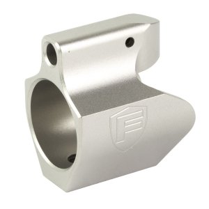 Fortis Manufacturing LPGB-SS-M2, Inc. Gas Block, Silver, Stainless, Fits .750 Barrels LPGB-SS-M2