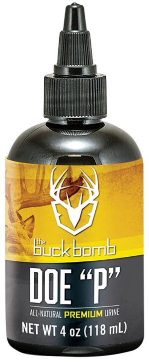 Hunters Specialties Buck Bomb Doe P - 4oz, 100% Pure Urine with 4 Wicks