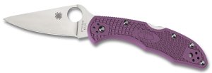Spyderco Delica 4 Lightweight C11FPPR 2.88 In Purple FRN Handle