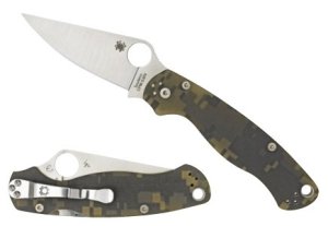 Spyderco Para Military 2 C81GPCMOBK2 3.44 In Camo G10 CPM S30V