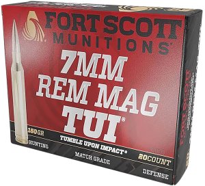 Fort Scott Munitions 7MMMAG-150-SCV2 Tumble Upon Impact (TUI) 7mm 150gr...