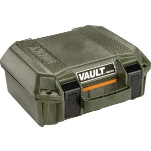 Pelican VCV100-0020-ODG Vault V100 Small Case, OD Green, 12" Polymer