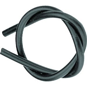 Pine Ridge Silicone Peep Tubing 25 ft Black, 2524-BK