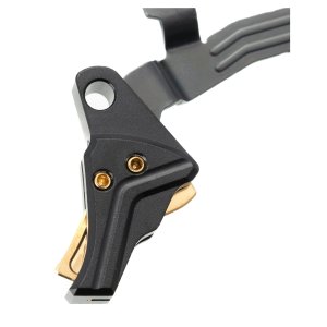 Tyrant CNC TD-GTRIG-3-4 Black/Gold Trigger for Glock Gen 3/4