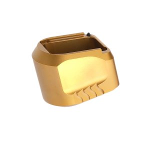 Tyrant CNC TDMPMAGEXFSGOLD Magazine Extension Aluminum Black