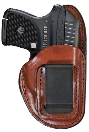 Bianchi 100 Professional IWB Leather Holster for Walther PPK/Bersa Thunder/Diamondback DB - Right Hand, Tan