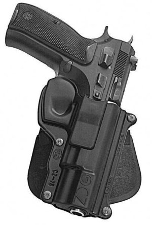 Fobus 75D Standard Paddle Holster CZ 75 Series Right Hand Black