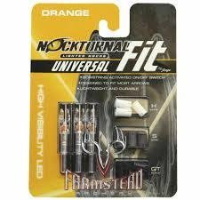 Nockturnal NT315 Lighted Nocks Orange 3-Pack Universal Fit