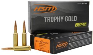 HSM Ammunition Trophy Gold 6.5 Creedmoor 140gr VLD BTHP