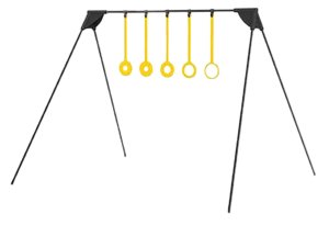 Caldwell 4002309 AR500 Rimfire KYL Ring Challenge Target Black/Yellow