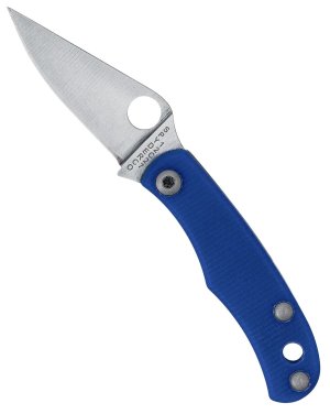 Spyderco C133GBLP Bug Blue G-10 Knife