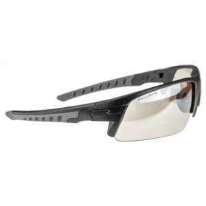 Radians BL0120CS Ballistic Glasses Black Gray Smoke Enhanced Clarity