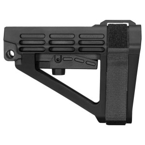 SB Tactical SBA4 Pistol Brace Black 5 Position Adjustable AR-15 Compatible