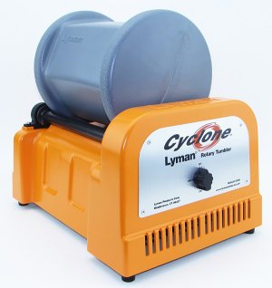 Lyman Cyclone Rotary Tumbler Orange/Blue Multi-Caliber 1000 Cases 10 lbs