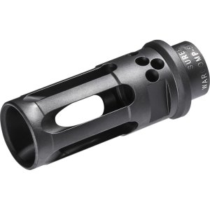 SureFire WARCOMP556CTN1228 Flash Hider 22 Cal (5.56mm) Black Stainless Steel