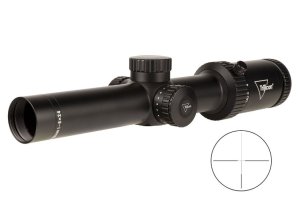 Trijicon 2900017 Credo HX 1-6x24mm Satin Black LED Green BDC .308 Reticle