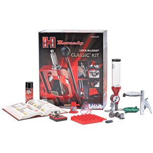 Hornady Lock-N-Load Classic Kit 85003: Single Stage Press, Powder Measure, Digital Scale, Reloading Handbook, Die Bushings, Priming Tools, Deburring Tool, Case Lube