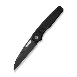 CIVIVI Guile Front Flipper Thumb Hole Black G-10 Handle