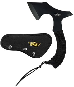 Uzi UZKAXE5 Throwing Axe 7" Stainless Steel Blade Paracord Handle