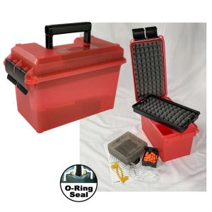 MTM Pistol Range Kit PRK Clear Dry Box with Foam Tray and Storage Case