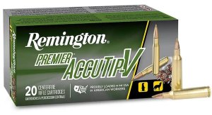 Remington Ammunition 29186 Premier Accutip-V 22-250Rem 50gr Boat Tail 20