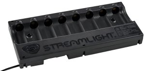Streamlight 20233 8-Unit Bank Charger SL-59/CR123A Black 12V DC