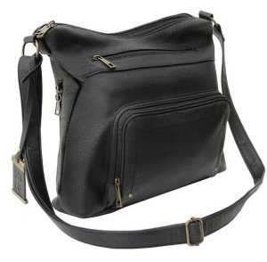 Bulldog BDP-081 Concealed Carry Crossbody Purse with Holster Black