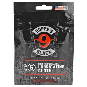Hoppe's HBLC Black Lubricating Cloth 11 in x 14 in Reusable Wipe