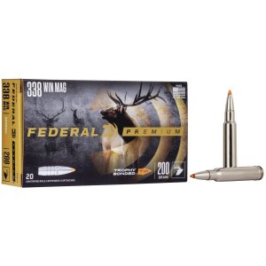 Federal Premium .338 Win Mag 200 gr BT Rifle Ammo 2930 fps