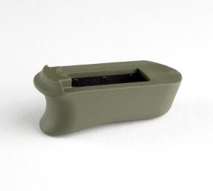 Hogue Kimber Micro 9 Rubber Extended Magazine Base Pad OD Green 39031