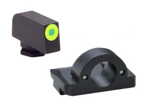 AmeriGlo GL-325 Ghost Ring Night Sight Set Glock 17-39 Green Tritium