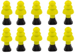 Allen ULTRX Silicone Ear Plugs 26dB Yellow 5 Pairs