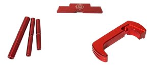 Cross Machine Tool CRGOKRD Glock Gen1-3 Extended 3-Piece Kit Red