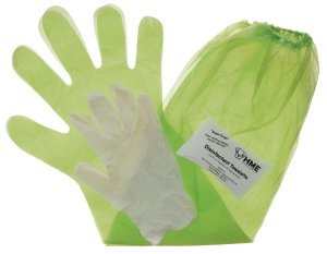 HME Shoulder Length Game Cleaning Gloves with Towelette