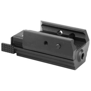 NcStar AAPRLS Tactical Pistol Red Laser, Aluminum, Rail Mount, Black