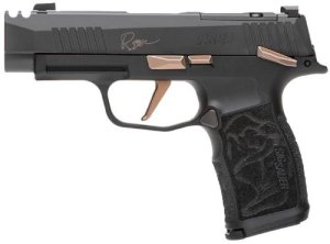 Sig Sauer 365XL9ROSE P365XL Rose Kit Micro-Compact 9mm Luger 12+1 3.10" Black Nitron Stainless Steel Integrated Compensator/Optic Ready/Serrated Slide, Black w/Rose Gold Accents Frame w/Accessory Rail
