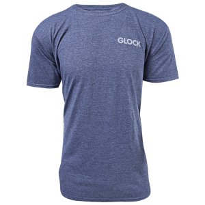 Glock American Flag Heather Navy T-Shirt Large Short Sleeve