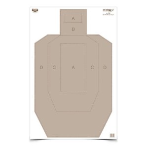 Birchwood Casey Eze-Scorer 37025 IPSC Target 23 in x 35 in Pack of 100