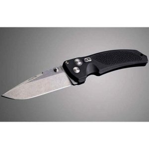 Hogue EX-03 Drop Point Folding Knife 3.5 In Tumbled Plain 34370