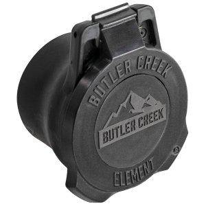 Butler Creek ESC65 Scope Cap 60-65mm Black Polymer Flip-Open
