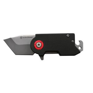 S&W Benji Folding Blade Knife: 1.5" 8Cr13MoV Steel, G10 Handle, Ultra-Glide Tech, 4.53" Total Length