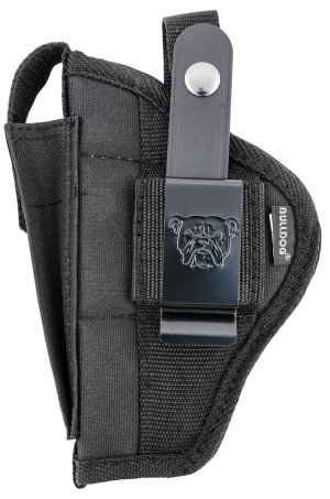 Bulldog FSN7 Extreme OWB Holster Black Nylon Ambidextrous Clip/Belt Loop