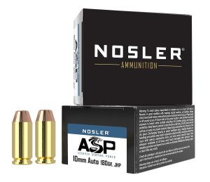 Nosler 51400 10mm Auto 180 Grain Jacketed Hollow Point 20 Rounds