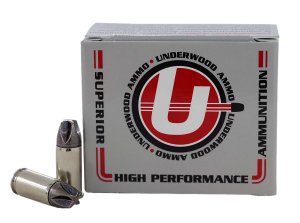 Underwood 874 9mm Luger+P 68gr 20/Box Nickel-Plated Brass