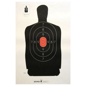 Speedwell Targets Police Silhouette Paper Target Orange 100/ct