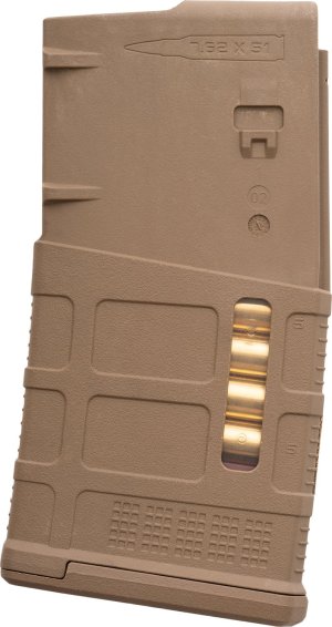Magpul MAG1429-MCT PMAG M3 Window 7.62 20RD Coyote Tan